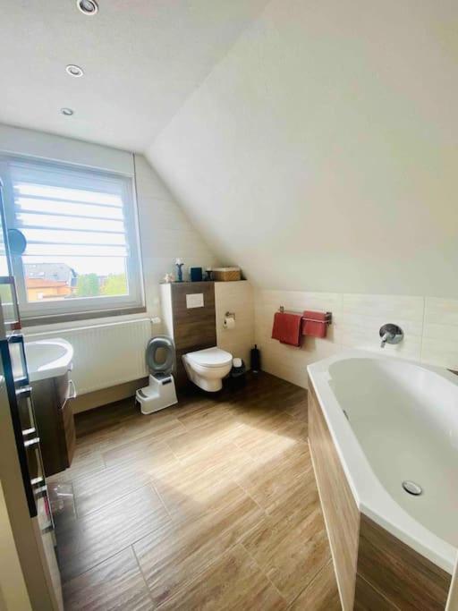 Pool, Sauna Und Blick Ins Gruene Wittenberg Extérieur photo